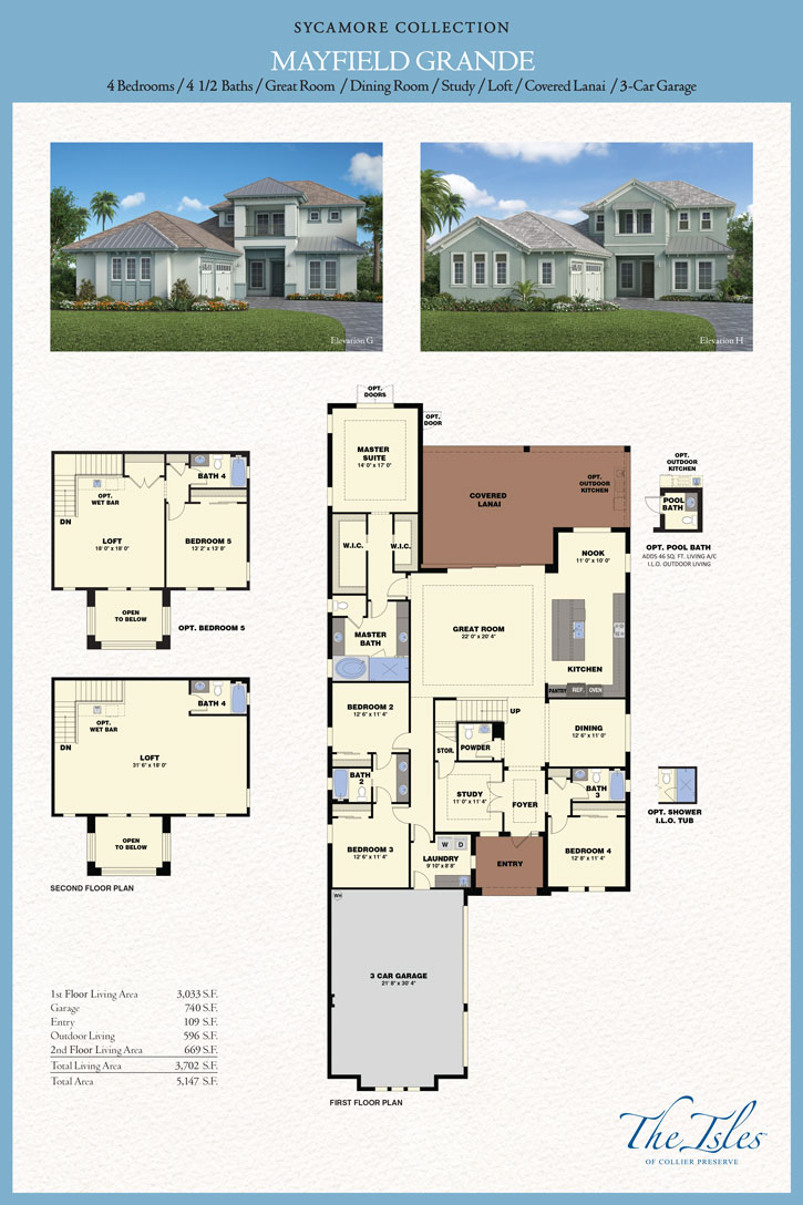 Mayfield Grande Model Home New Home in Naples, FL Minto