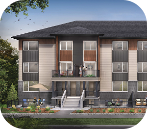 Metro Townhomes for sale in Parkside at Arcadia in Kanata by Minto.