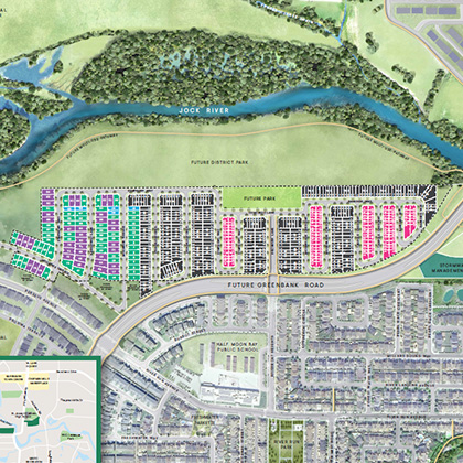Riversbend at Harmony Site Plan, Minto Communities in Barrhaven