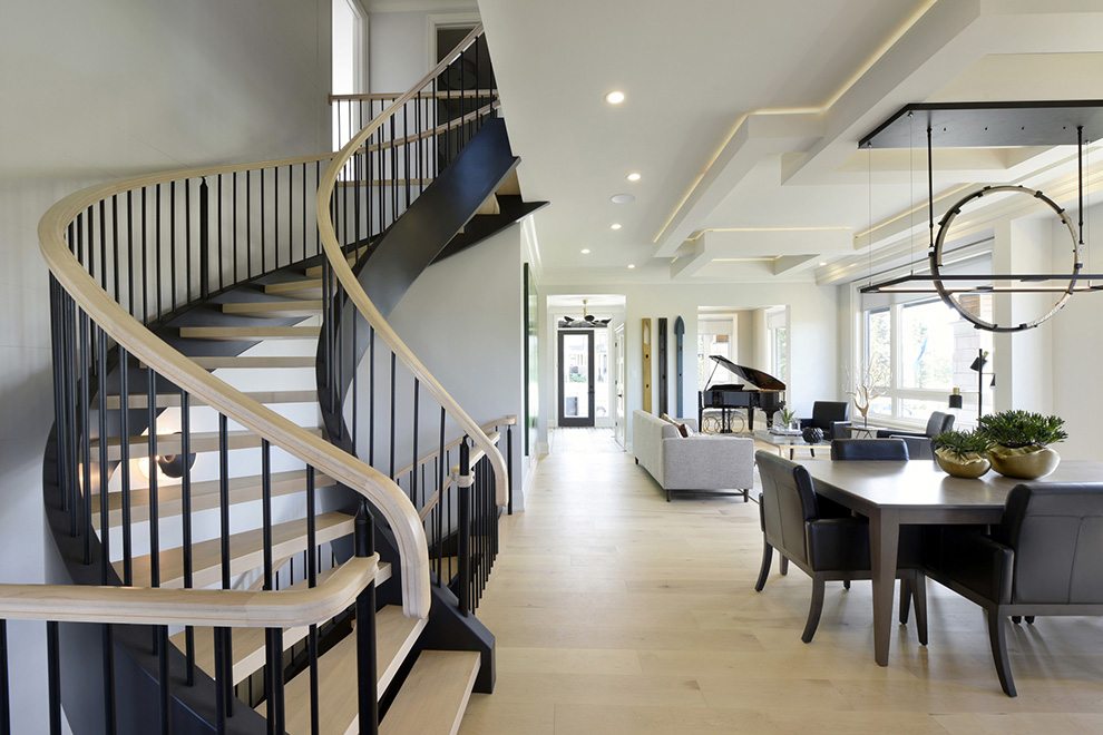 The Cheo Home - Single Family Home - Staircase to second floor - built by Minto Communities