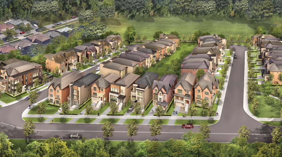 Gallery New Detached Homes in Etobicoke Glen Agar Minto Homes